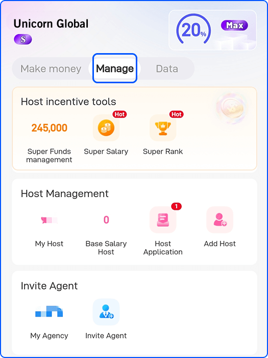 Invite Agent to Vone